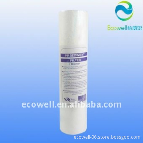 standard pp filter cartridge pp sediment filter cartridge